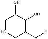 3,4-Piperidinediol, 5-(fluoromethyl)- (9CI)|