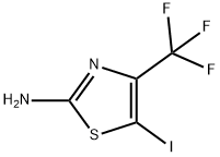 5-碘-4-(三氟甲基)噻唑-2-胺,682342-65-0,结构式