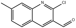 2-CHLORO-7-METHYL-3-QUINOLINECARBOXALDEHYDE Struktur