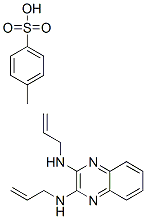 N,N'-diallylquinoxaline-2,3-diamine monotoluene-p-sulphonate Struktur