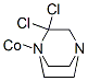 dichloro(1,4-diazabicyclo[2.2.2]octane-N1)cobalt Structure