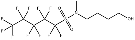 1,1,2,2,3,3,4,4,5,5,5-undecafluoro-N-(4-hydroxybutyl)-N-methylpentane-1-sulphonamide Structure
