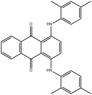 1,4-bis[(2,4-dimethylphenyl)amino]anthraquinone 结构式