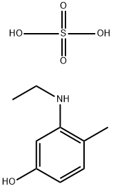 3-乙氨基-P-甲酚硫酸盐, 68239-79-2, 结构式
