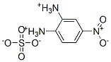 4-nitrobenzene-1,2-diammonium sulphate Structure