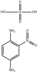 2-Nitro-1,4-benzenediamine sulfate Structure