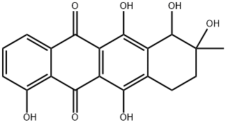 7,8,9,10-Tetrahydro-1,6,7,8,11-pentahydroxy-8-methyl-5,12-naphthacenedione|