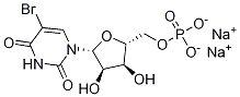 5-BroMouridine 5'-Monophosphate sodiuM salt Structure