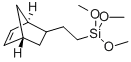 2-(ビシクロ[2.2.1]ヘプタ-5-エン-2-イル)エチル(トリメトキシ)シラン 化学構造式