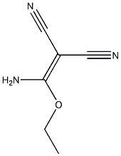 2-(amino-ethoxy-methylidene)propanedinitrile 结构式