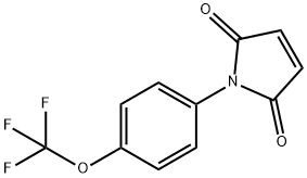 1-[4-(トリフルオロメトキシ)フェニル]-1H-ピロール-2,5-ジオン 化学構造式