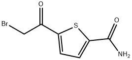 5-(BROMOACETYL)THIOPHENE-2-CARBOXAMIDE Structure