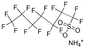 ammonium 1,1,2,2,3,3,4,4,5,5,6,6,7,7,7-pentadecafluoroheptane-1-sulphonate Structure