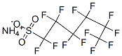 1,1,2,2,3,3,4,4,5,5,6,6,6-トリデカフルオロ-1-ヘキサンスルホン酸アンモニウム 化学構造式