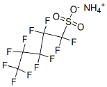 ammonium 1,1,2,2,3,3,4,4,5,5,5-undecafluoropentane-1-sulphonate Structure