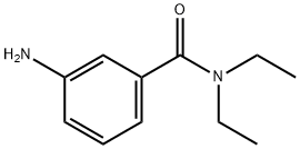 3-アミノ-N,N-ジエチルベンズアミド 化学構造式