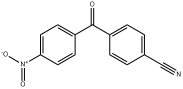 4-(4-硝基苯甲酰基)苯甲腈,68271-77-2,结构式