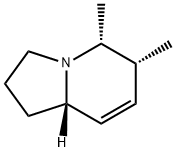 Indolizine, 1,2,3,5,6,8a-hexahydro-5,6-dimethyl-, (5R,6R,8aS)- (9CI) Struktur