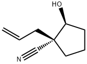 Cyclopentanecarbonitrile, 2-hydroxy-1-(2-propenyl)-, (1S,2S)- (9CI),682746-79-8,结构式