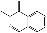 Benzaldehyde, 2-(1-methylenepropyl)- (9CI) Structure