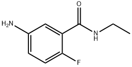 5-AMINO-N-ETHYL-2-FLUOROBENZAMIDE 结构式