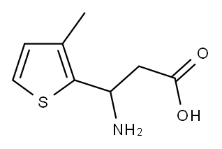 3-AMINO-3-(3-METHYL-THIOPHEN-2-YL)-PROPIONIC ACID Structure