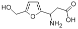 3-AMINO-3-(5-HYDROXYMETHYL-FURAN-2-YL)-PROPIONIC ACID 结构式