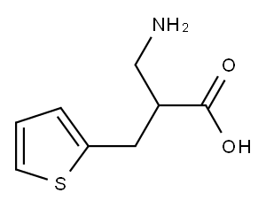 2-AMINOMETHYL-3-THIOPHEN-2-YL-PROPIONIC ACID Struktur