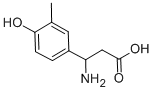 3-AMINO-3-(4-HYDROXY-3-METHYL-PHENYL)-PROPIONIC ACID 结构式