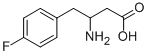 3-AMINO-4-(4-FLUORO-PHENYL)-BUTYRIC ACID Struktur