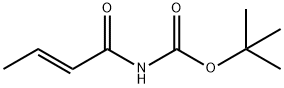 Carbamic acid, [(2E)-1-oxo-2-butenyl]-, 1,1-dimethylethyl ester (9CI) Structure