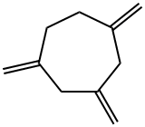1,3,5-トリス(メチレン)シクロヘプタン 化学構造式