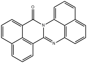 14H-ベンゾ[4,5]イソキノ[2,1-a]ペリミジン-14-オン 化学構造式