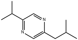 Pyrazine, 2-(1-methylethyl)-5-(2-methylpropyl)- (9CI) Struktur