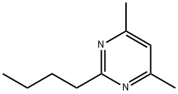 2-BUTYL-4,6-DIMETHYLPYRIMIDINE Struktur