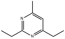 Pyrimidine, 2,4-diethyl-6-methyl- (9CI) 化学構造式