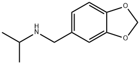(1,3-ベンゾジオキソール-5-イルメチル)イソプロピルアミン 化学構造式