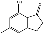 5-Methyl-7-hydroxy-1-indanone Struktur
