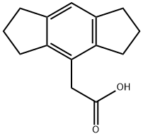 1,2,3,5,6,7-Hexahydro-s-indacene-4-acetic acid Struktur