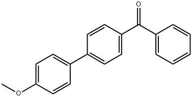 4-苯甲酰基-4'-甲氧基-1,1'-联苯,68294-33-7,结构式