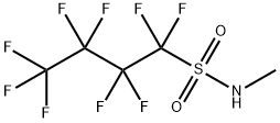 N-(Methyl)nonafluorobutanesulfonamide Struktur