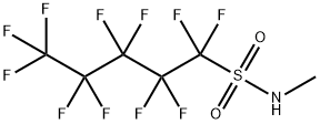 N-甲基-1,1,2,2,3,3,4,4,5,5,5-十一氟代-1-戊烷磺酰胺, 68298-13-5, 结构式