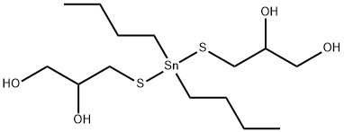 DI-N-BUTYLBIS(1-THIOGLYCEROL)TIN Struktur