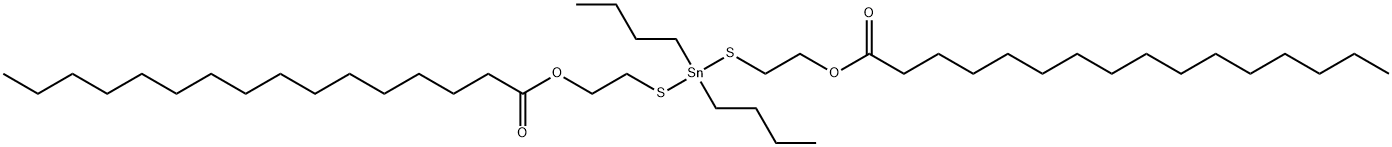 (dibutylstannylene)bis(thioethylene) dipalmitate Struktur