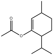 6-isopropyl-3-methylcyclohexen-1-yl acetate,68298-49-7,结构式