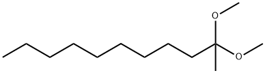 2,2-ジメトキシウンデカン 化学構造式