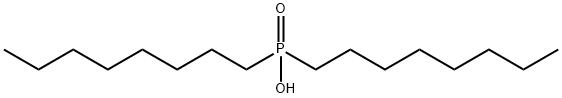 dioctylphosphinic acid Structure