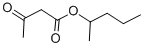 Acetoacetic acid 1-methylbutyl ester Structure