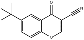 6-TERT-BUTYL-3-CYANOCHROMONE 化学構造式
