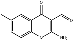 2-AMINO-3-FORMYL-6-METHYLCHROMONE Structure